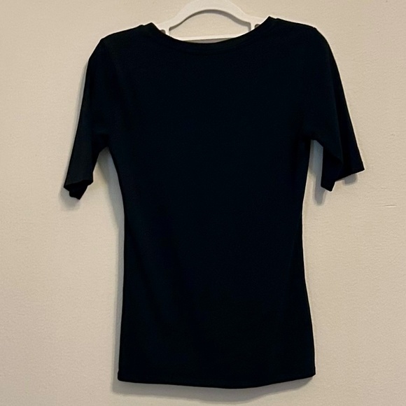 🌼3 for $20!🌼ZhAJh Half Sleeve Black Tee, Size Medium - Picture 2 of 5